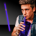 9" Purple Supreme Glow Straw